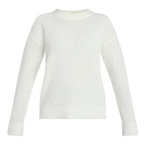 Time and Tru Women's Cream Crew Neck Sweater